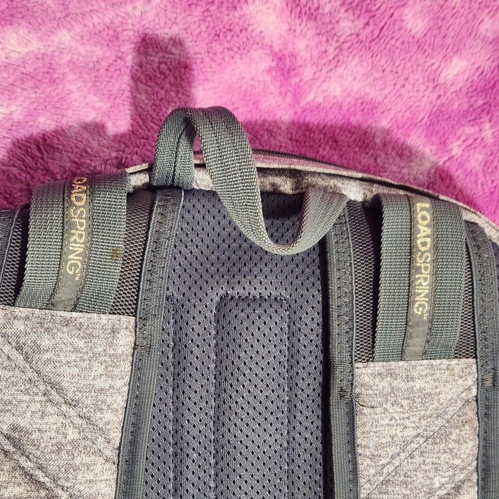 Adidas Loadspring Backpack Gray Black 100% Recycled Polyester Laptop Bookbag