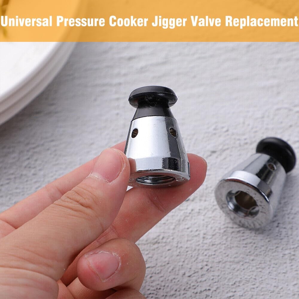 Universal Pressure Cooker Jigger Valve Replacement – Standard, Silver