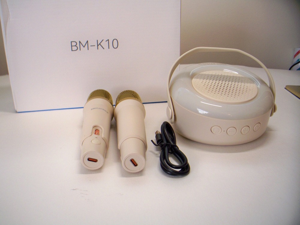 Karaoke Machine for Kids Mini Portable Bluetooth Speaker with 2 Wireless New