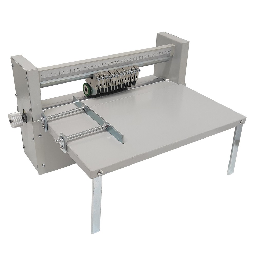 Electric Adhesive Marking Machine Automatic 400mm Sticker Half Cutting Machine