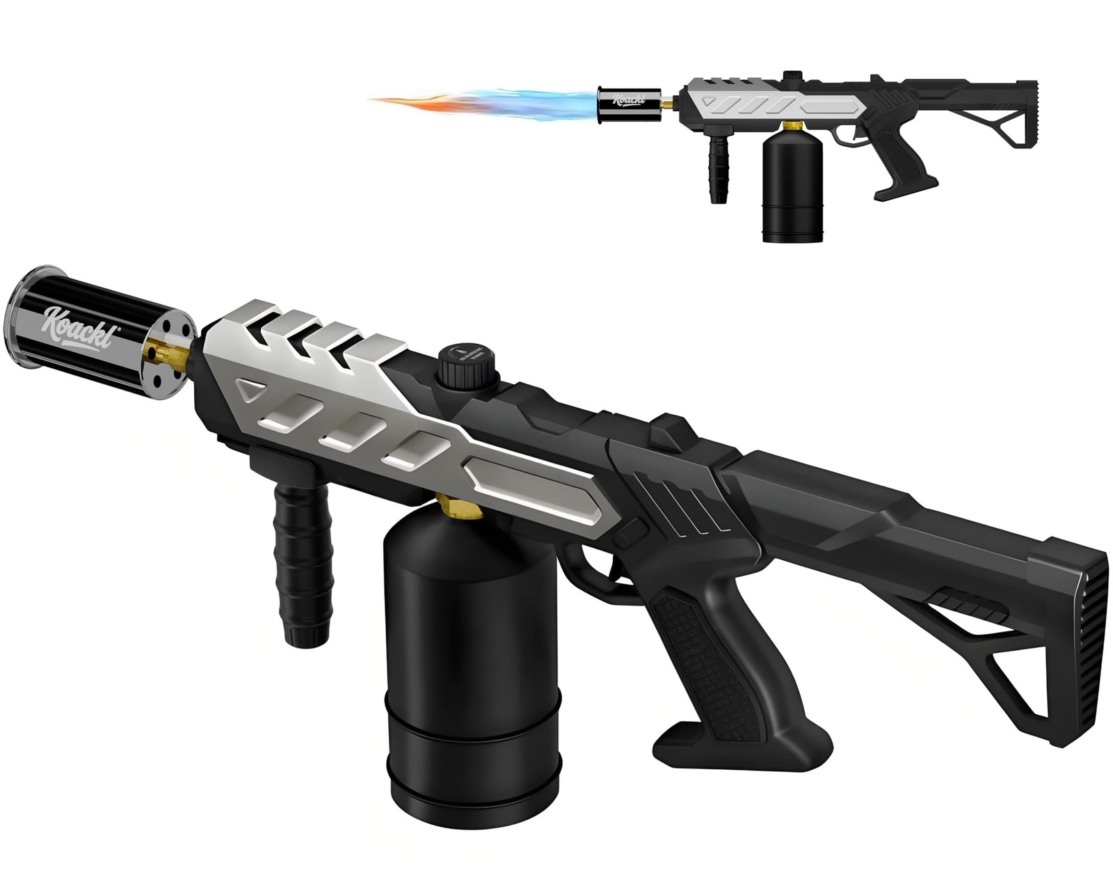 Powerful Propane Torch, Blow Torch with Adjustable Flame, Flamethrower Kitchen