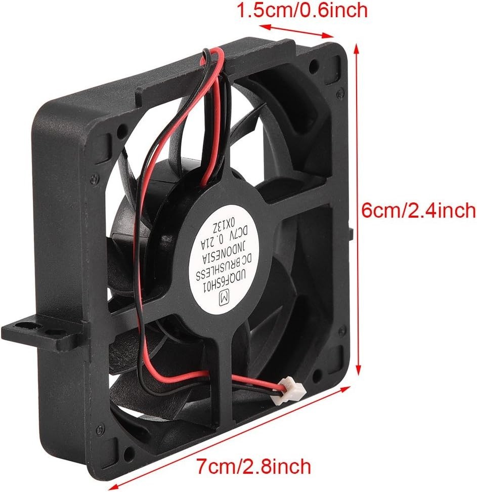 Durable ABS DC 7V Cooling Fan for PS2 - Reduce Overheating & Enhance Performance