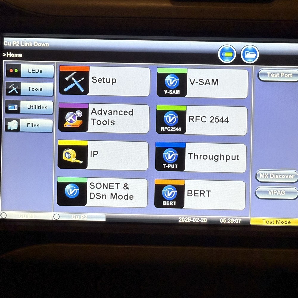 VeEX VePAL TX300 10G Transport Expert Network Analyzer