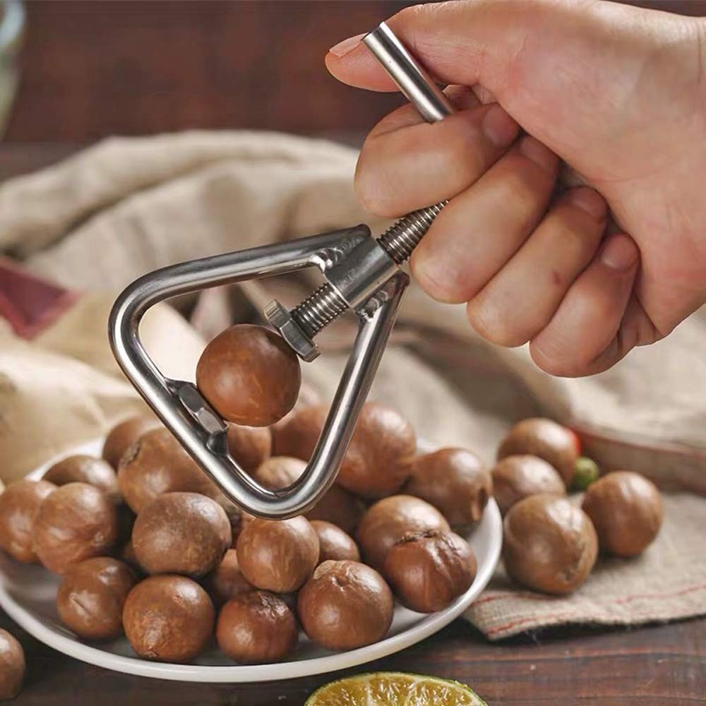 Heavy Duty Nutcracker Stainless Steel Walnut Pecan Tool