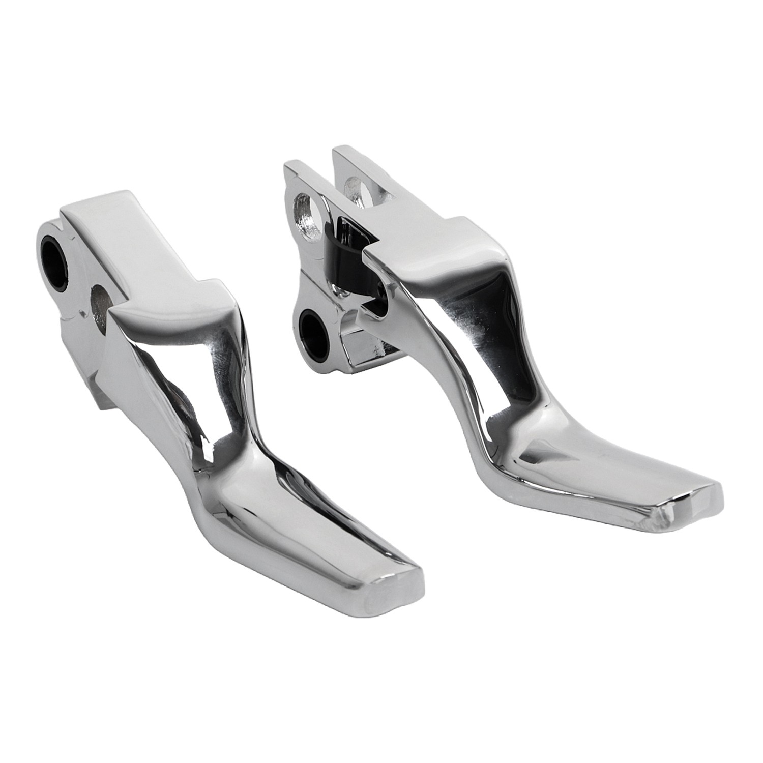 Chrome Shorty Brake Clutch Levers For Harley Softail Dyna Road King EFI FLHRI