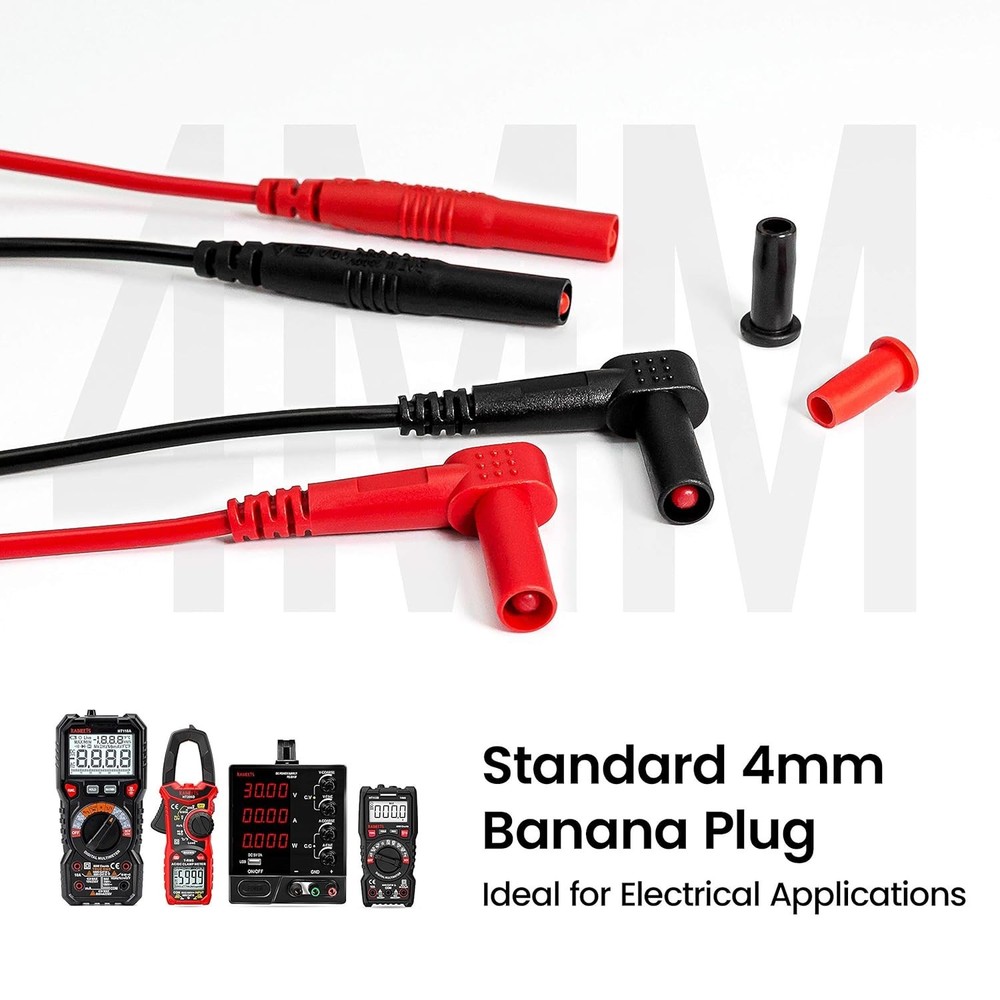 Flexible Wires Leads Kit for Digital Electrical Testing