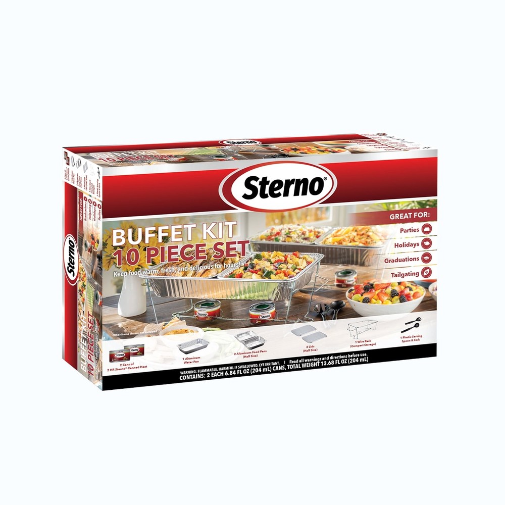 Sterno 10pc Buffet Kit - Full Size