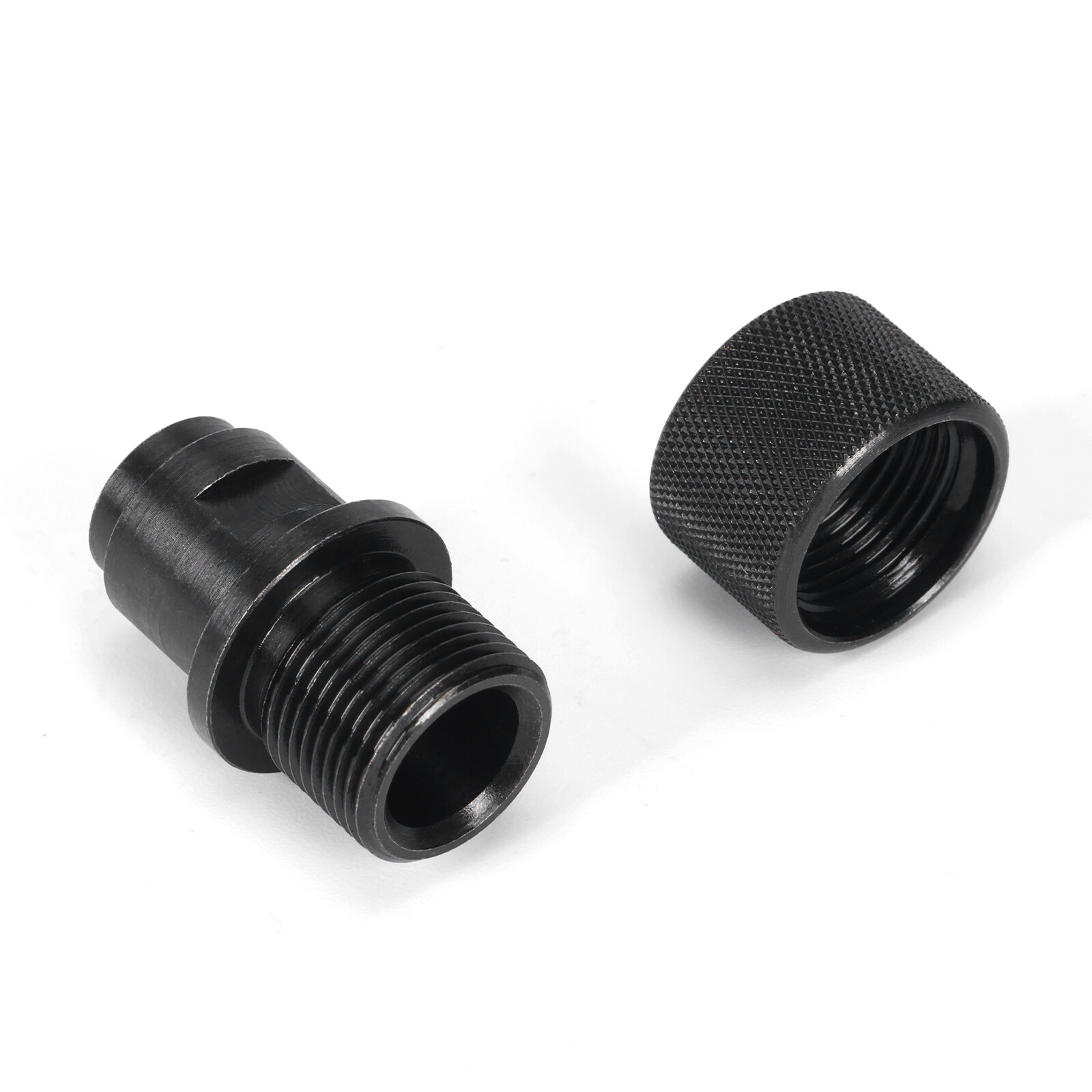 Adapter Female M8x0.75 To 1/2x28 Male For Walther P22 S&W M&P22