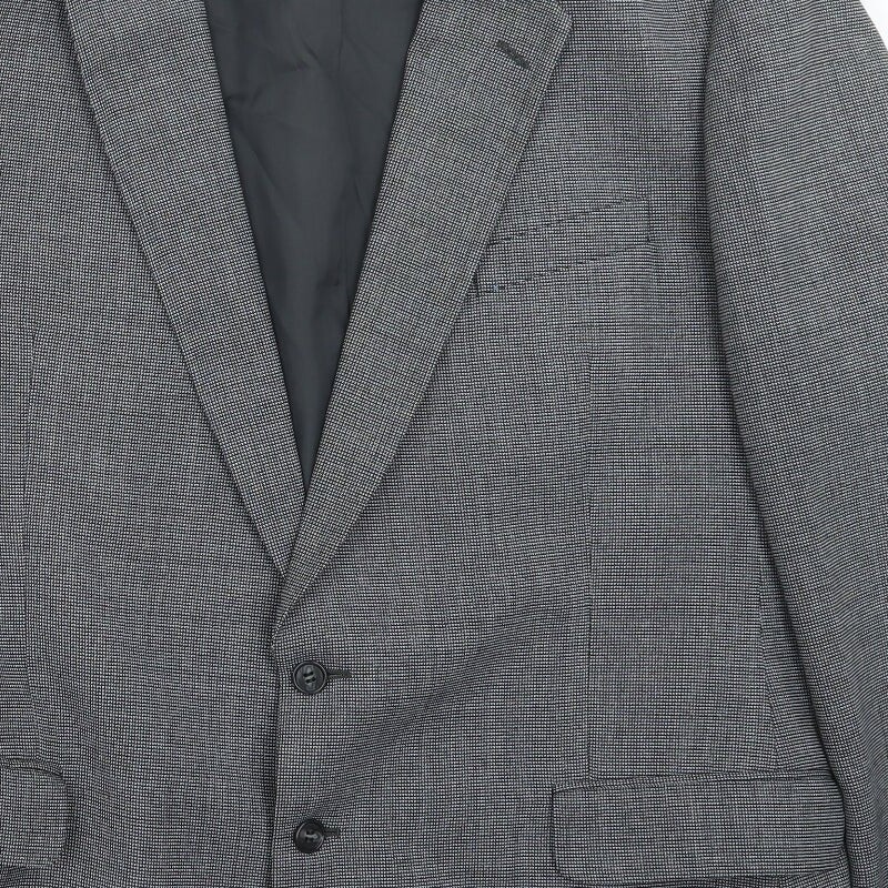 Vintage St Michael Mens Grey Polyester Blend Suit Jacket Size 40