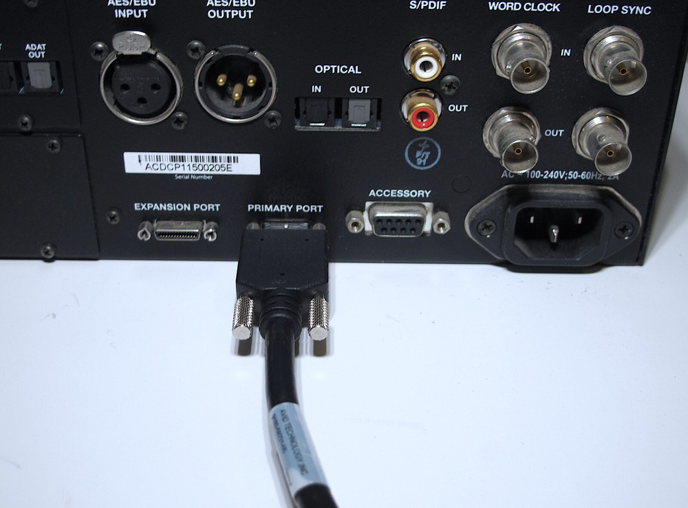 Used Avid Digidesign Mini-DigiLink (M) to Mini-DigiLink (M) ProTools 12 Ft Cable