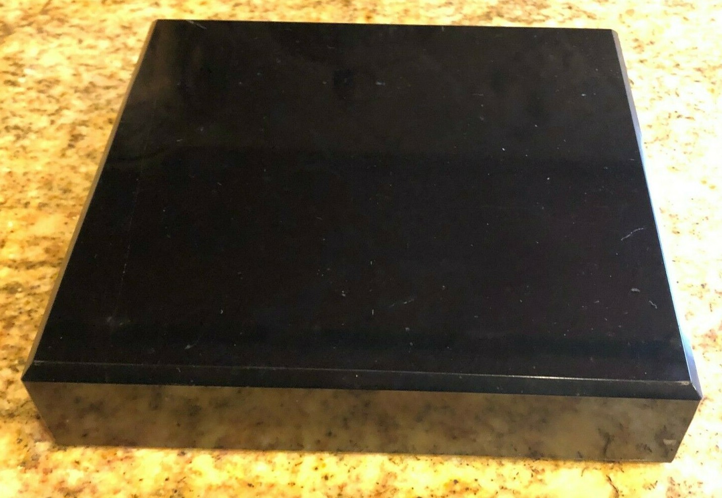 Genuine Black Marble Statue/Trophy Bases 6.5 x 7 x 1.5" Polished FREE SHIPPING!!