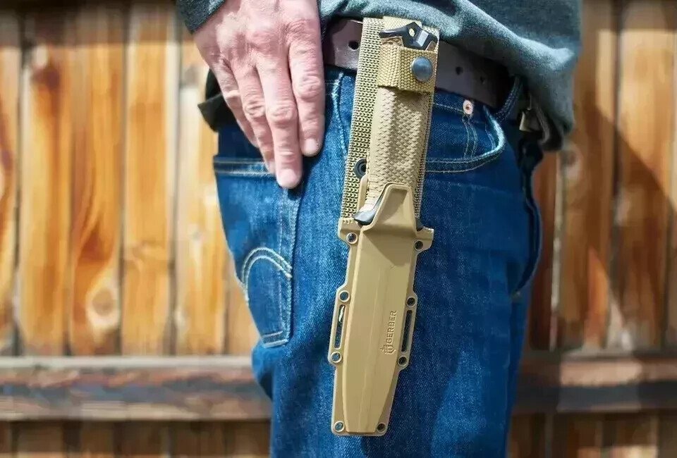 Gerber Gear StrongArm - Fixed Blade, Full Tang Knife