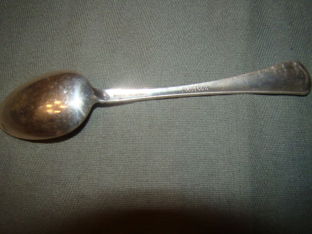 TOWLE STERLING SILVER PETIT POINT TEASPOON NO MONOGRAM