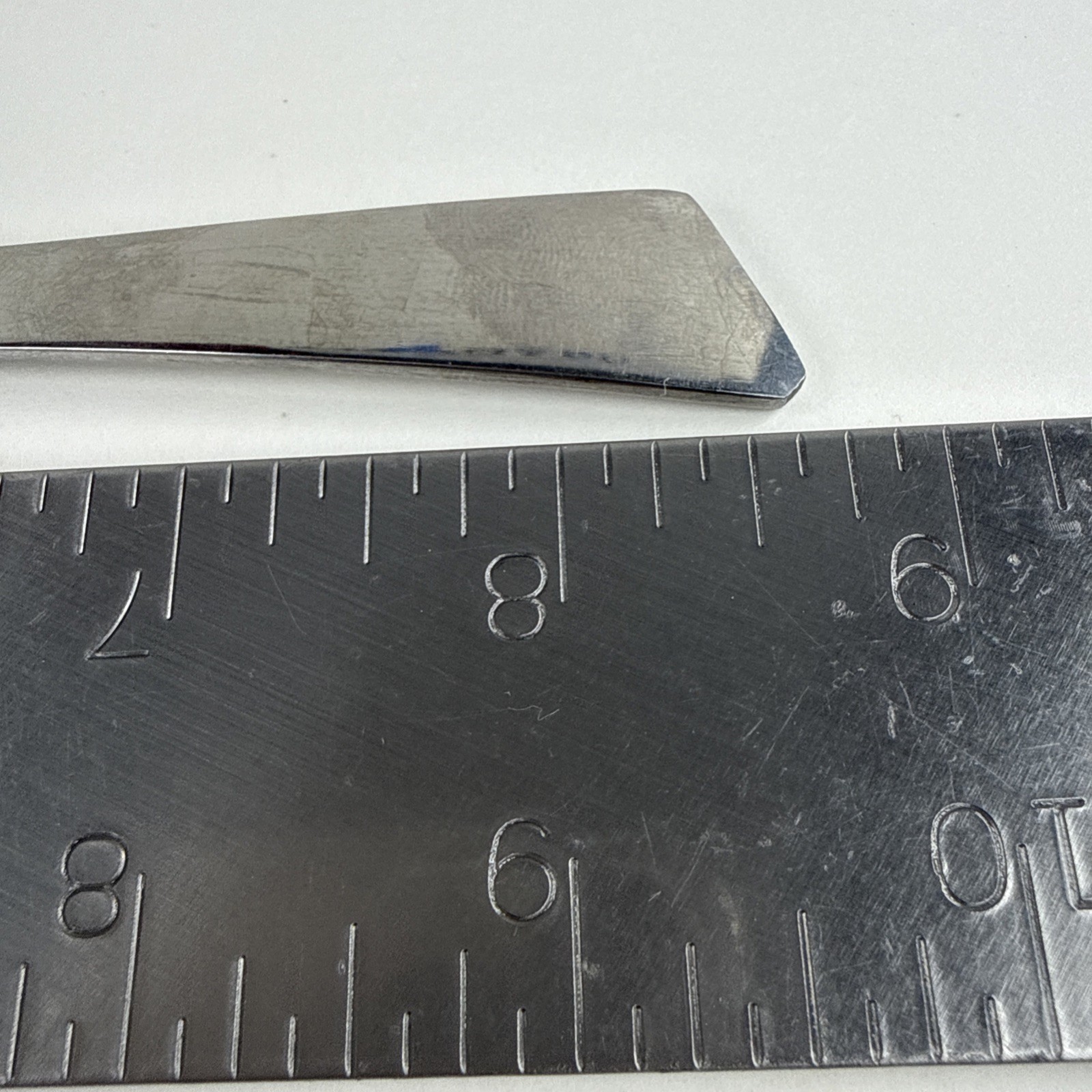 Vtg Stanley Roberts Japan Stainless Steel Serving Set MCM Pierced Spoon Fork 2pc