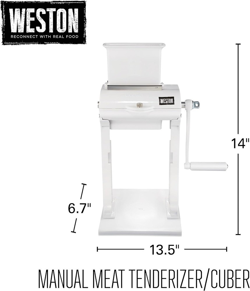 Meat Tenderizer Tool & Heavy Duty Cuber, Quick and Easy Manual Operation For ...