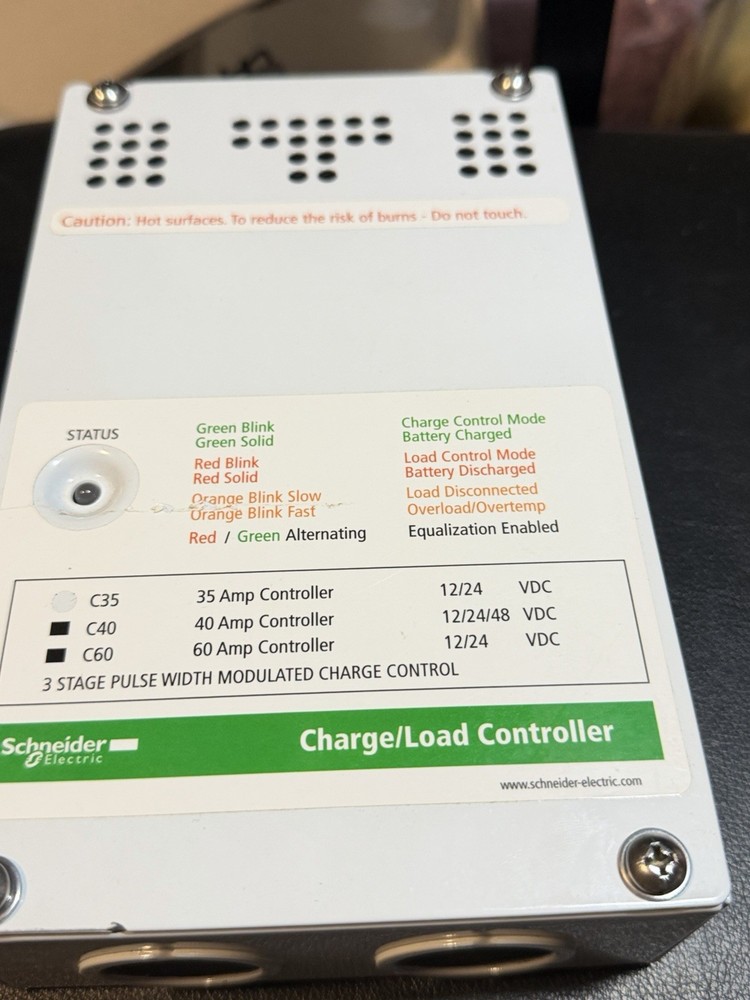 Xantrex C35 Charge Controller 35A, 12 or 24V Solar Charge Controller Wind Solar