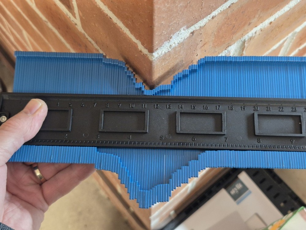 1 profile 25cm contour ruler copier model carpenter cut (foreign shipping