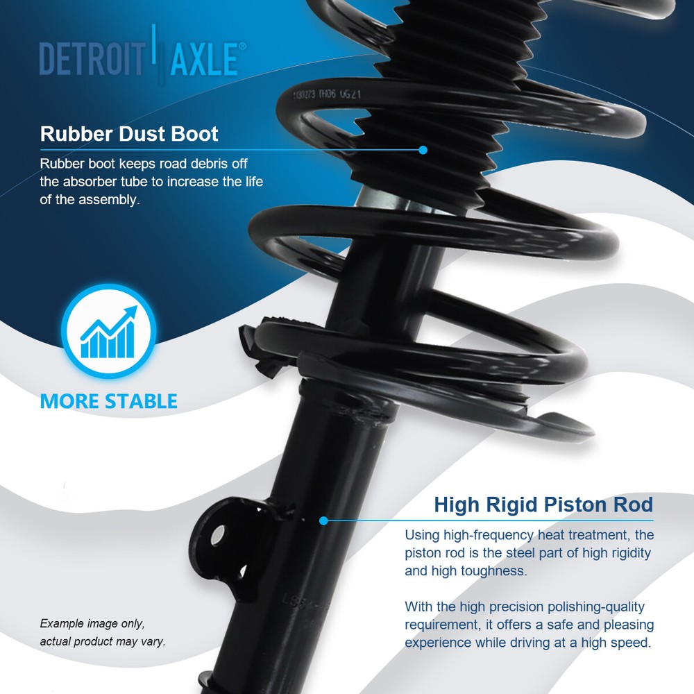 Pair Front Struts w/ Coil Springs Assembly for 2004 - 2008 Chrysler Pacifica