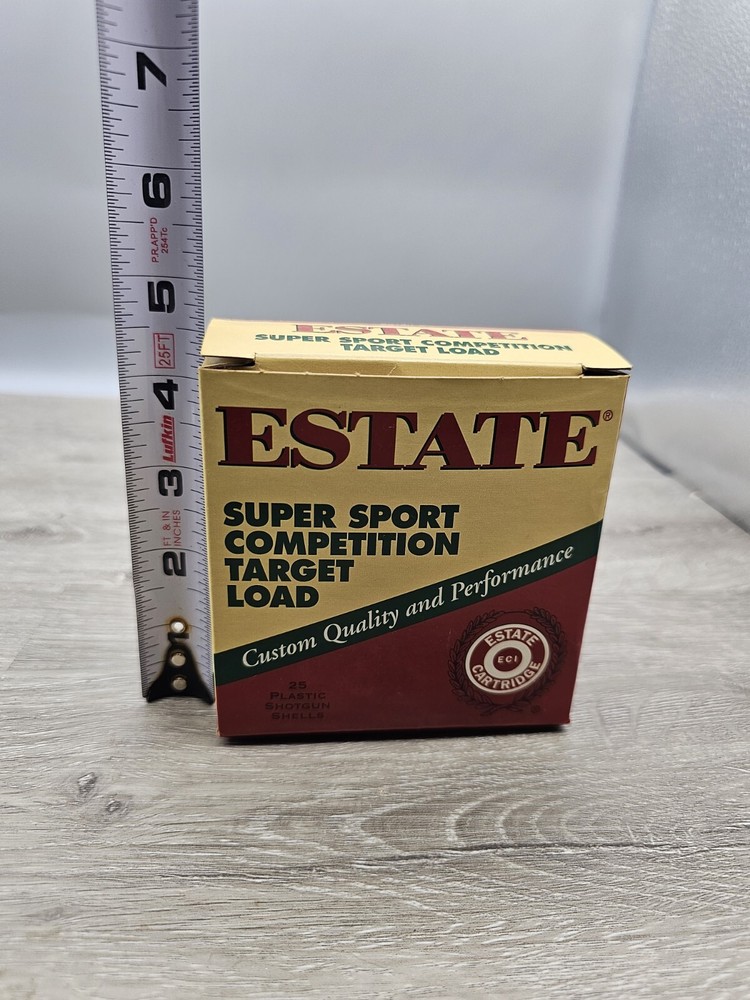 Estate 20 Gauge Game and Target Load Empty Ammo Box