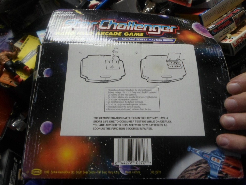 1999 Star Challenger Handheld Arcade game