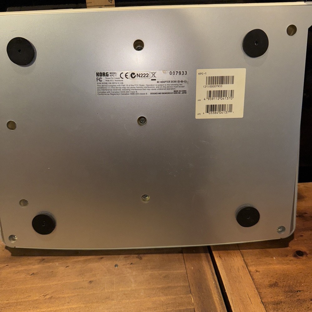 KORG padKONTROL MIDI Studio Controller KPC-1 No Adapter No USB cable ,3microphon