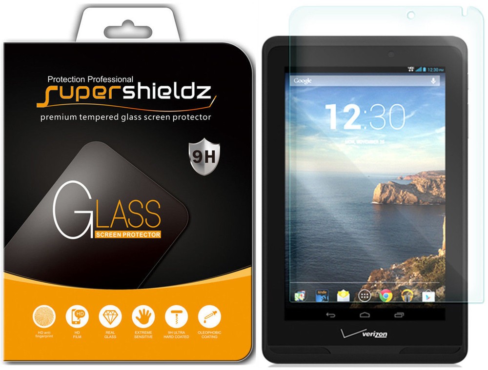 [2-Pack] Supershieldz Tempered Glass Screen Protector For Verizon Ellipsis 7