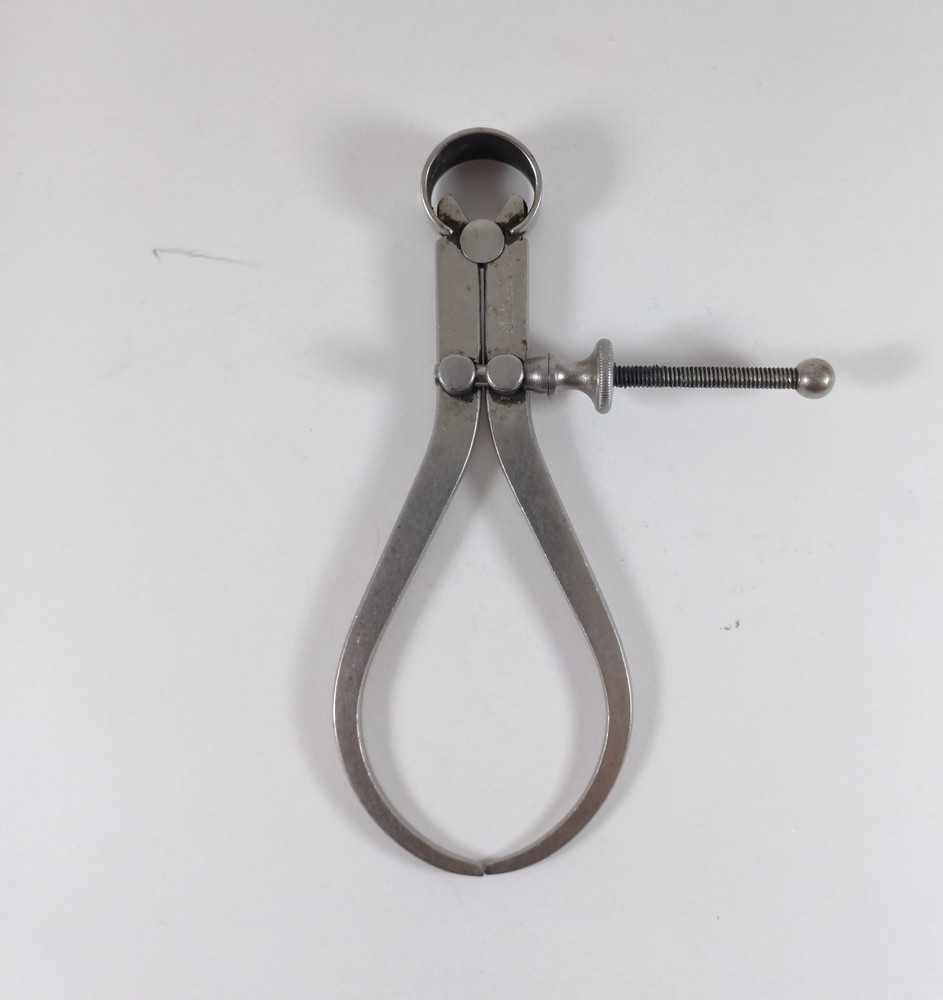 Vintage L.S STARRETT Outside Spring Calipers, Flat Leg