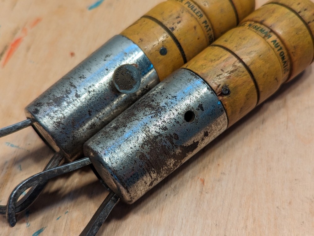 2 x WISEMAN Automatic Tack Puller Pat Nov 1914