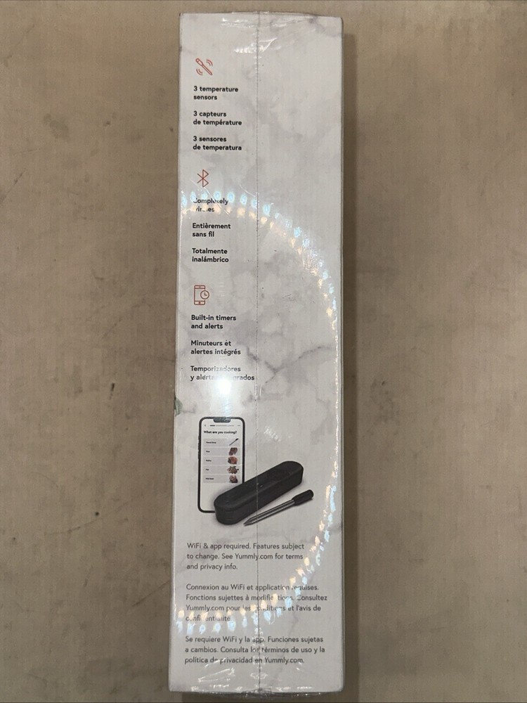Yummly Premium Wireless Smart Meat Thermometer w/Long Range Bluetooth NEW Sealed