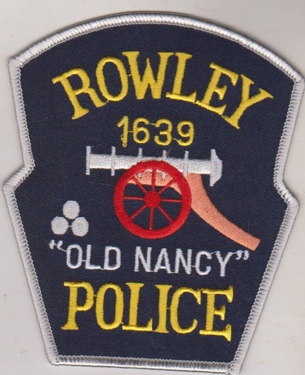 Rowley MA "OLD NANCY" Police non shield shape patch
