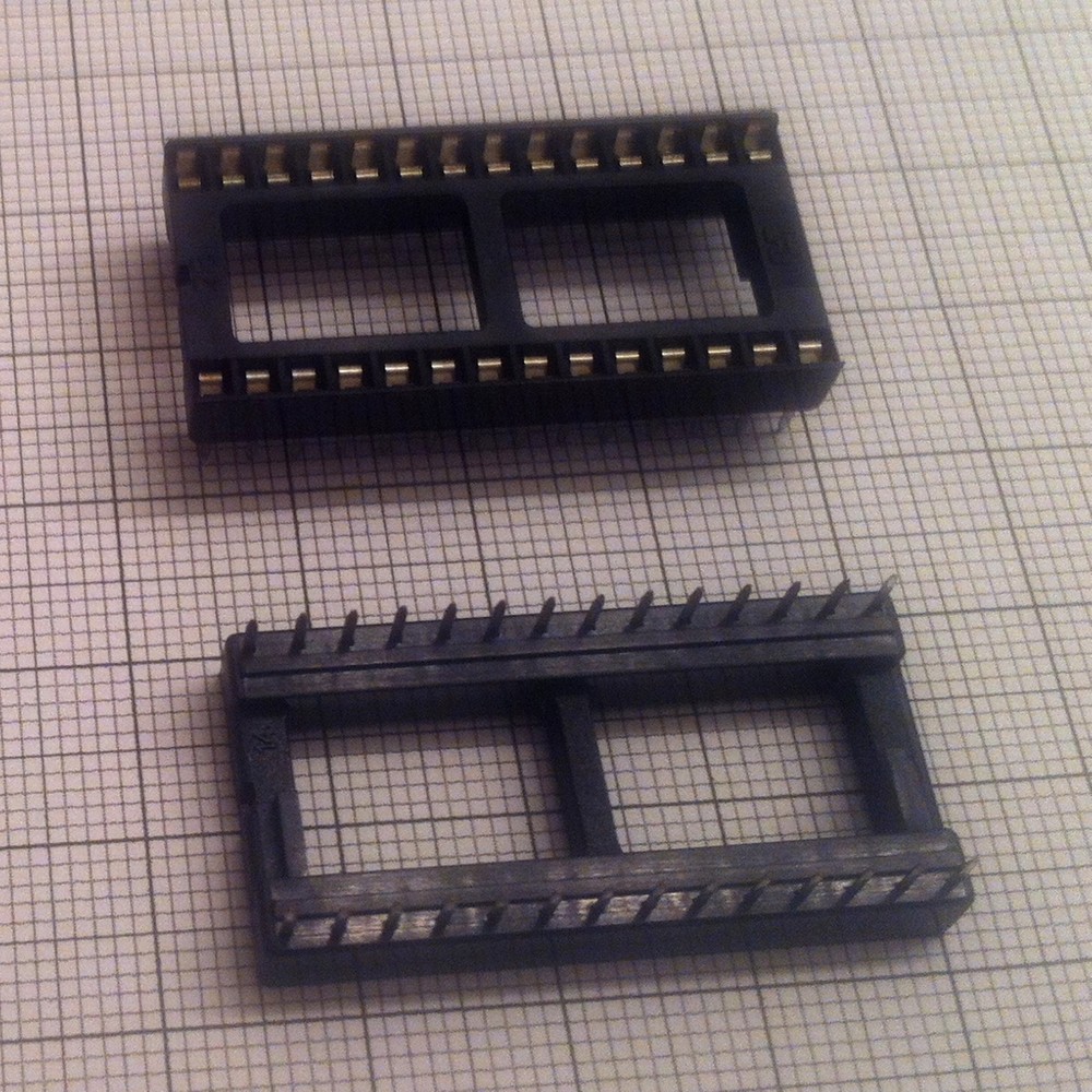 INTEGRATED CIRCUIT SOCKETS DIP28 (10 PCS)
