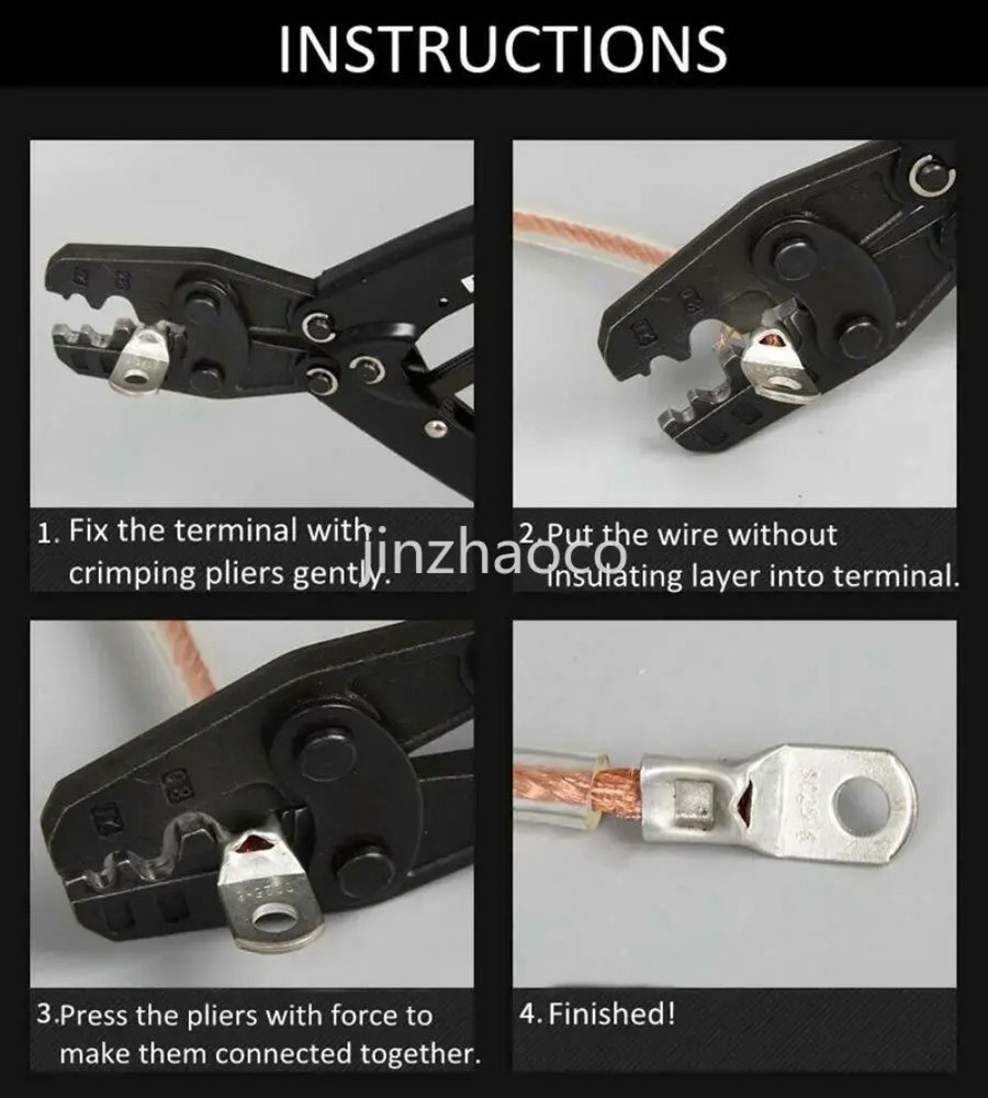 170PCS Assortment Copper Lug Ring Terminal Battery Cable Ends Wire Connector Kit