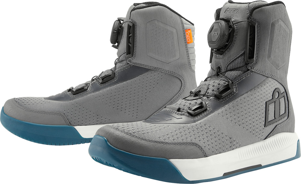 Icon Overlord Boots 12 Gray 3403-1277
