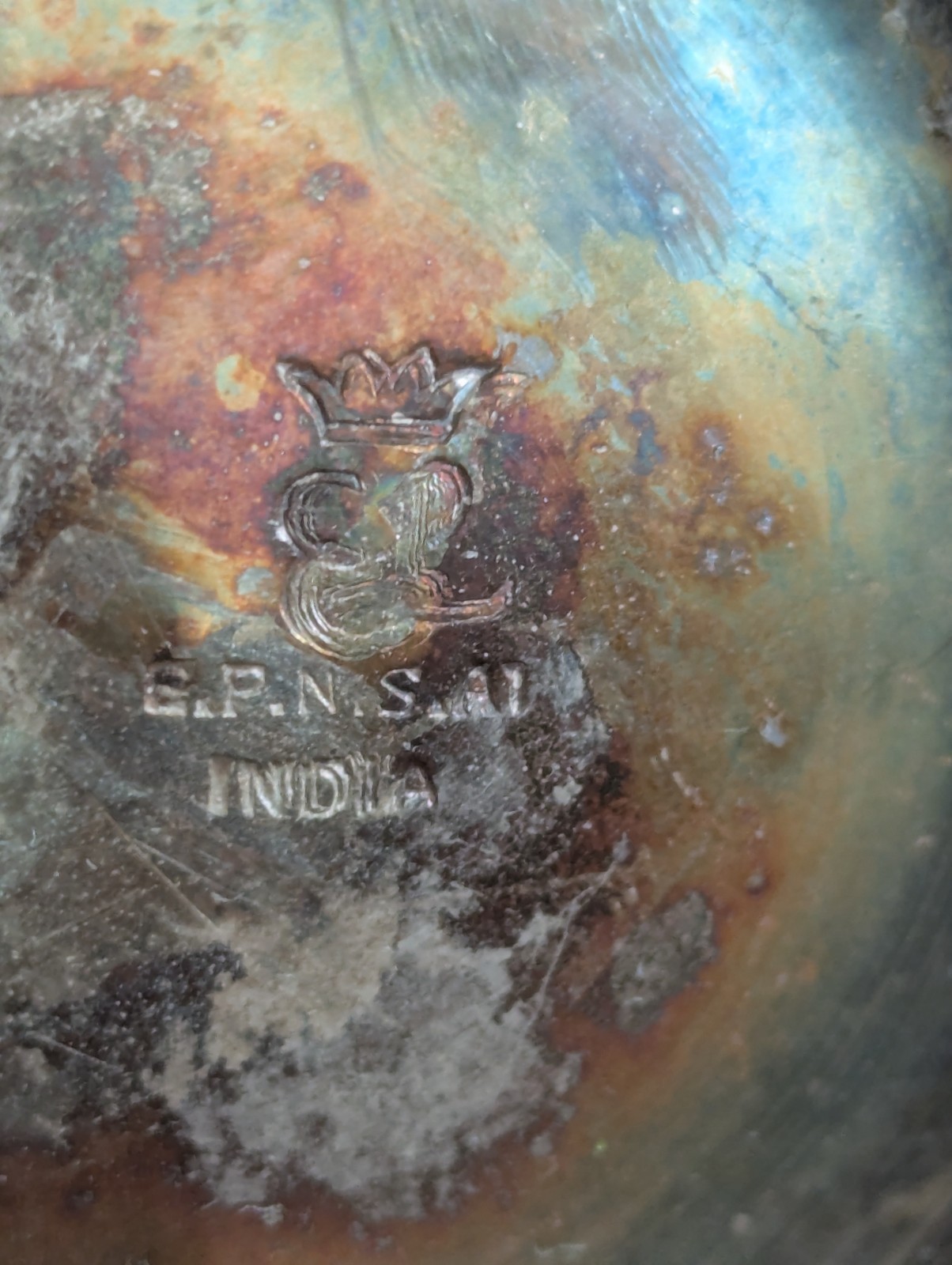 Antique Meriden Britannia Silverplate Buscuit Bucket India Pattern Victorian EPN