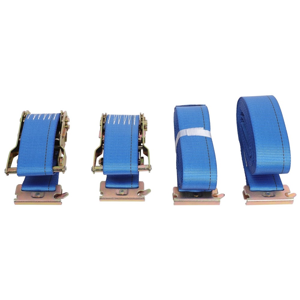 1500 Lb Weight Wheel Chock & Tie-Down Strap Kit