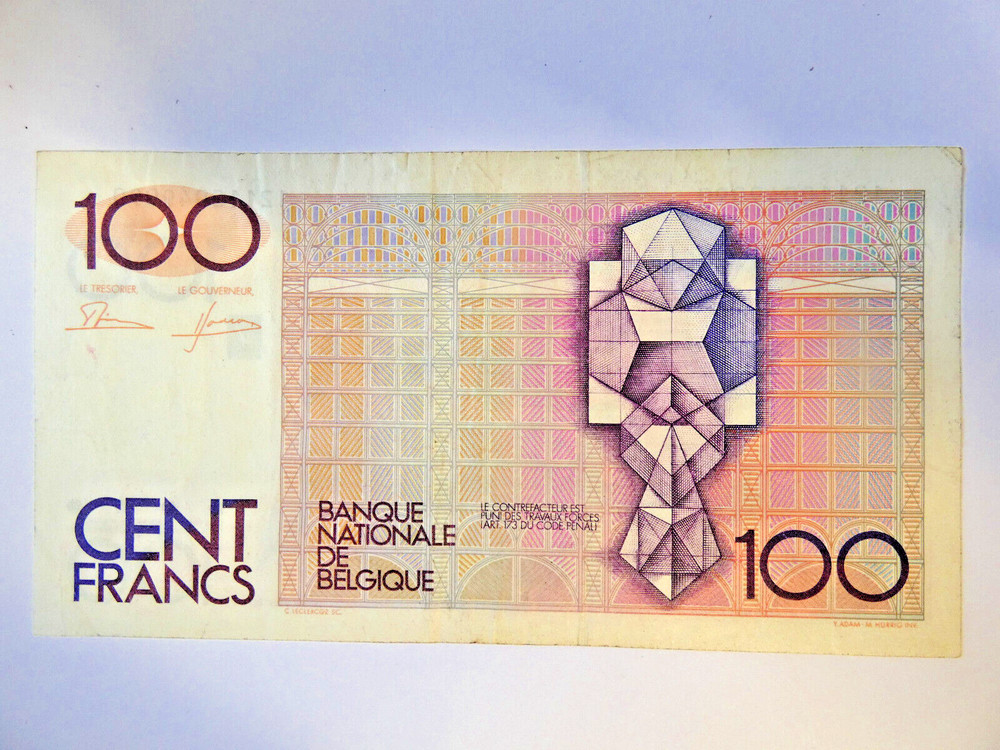 Belgium 100 Fr. banknote,Km#142