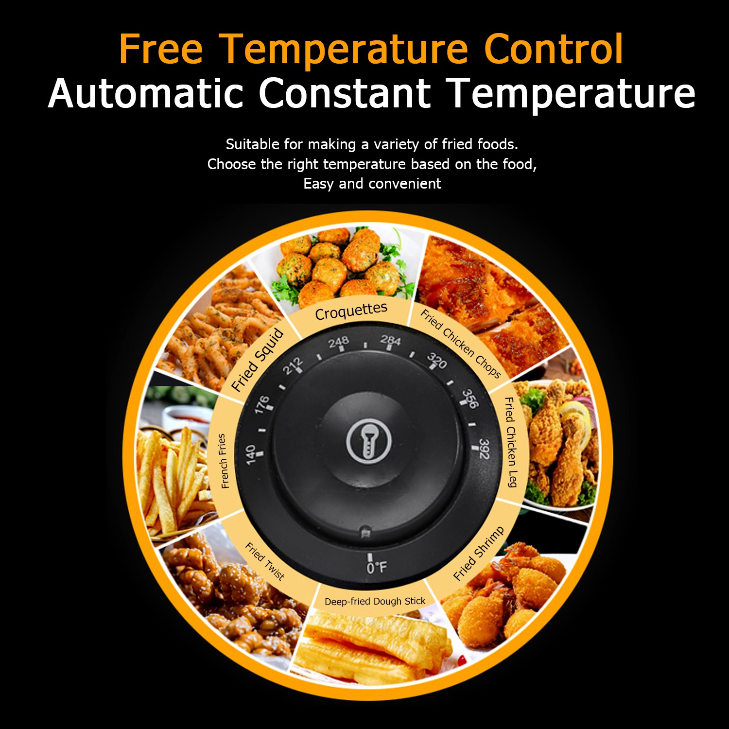 2500W 6L Commercial Electric Deep Fryer Restaurant Stainless Steel 10.5QT W/Lid