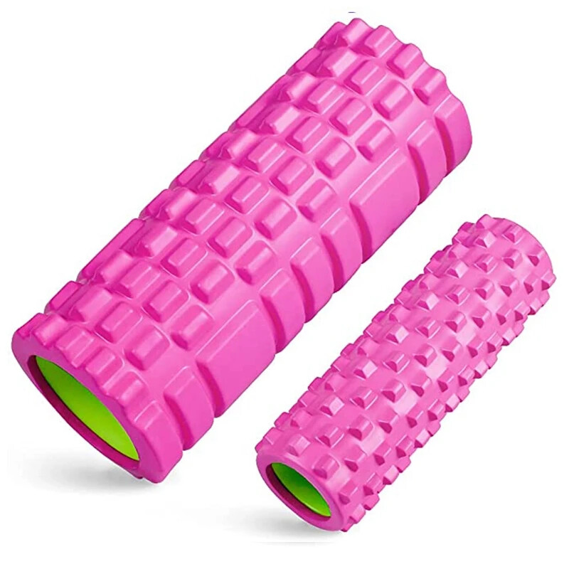 Foam Roller Set - 2 Roller (12" and 13") High-Density round Foam Roller