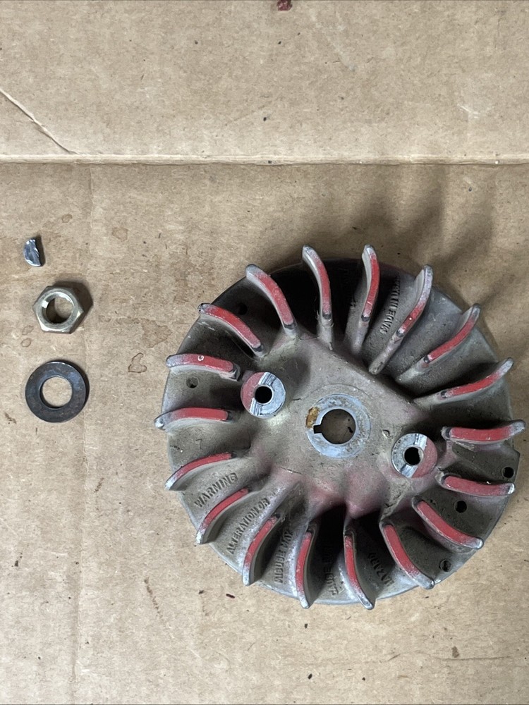 Tecumseh Power Drill Auger Model 8600 OEM Flywheel & Hardware