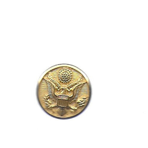 Brass Uniform  Button Eagle & Shield;  Unbranded