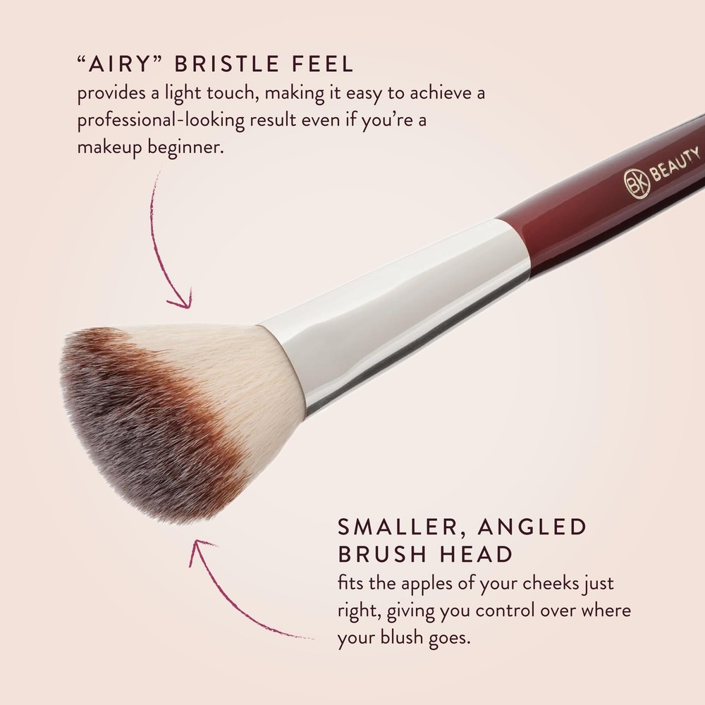 112 SMALL ANGLED FACE BRUSH – Precise Angled Blush Brush for Soft, Natural Bl...