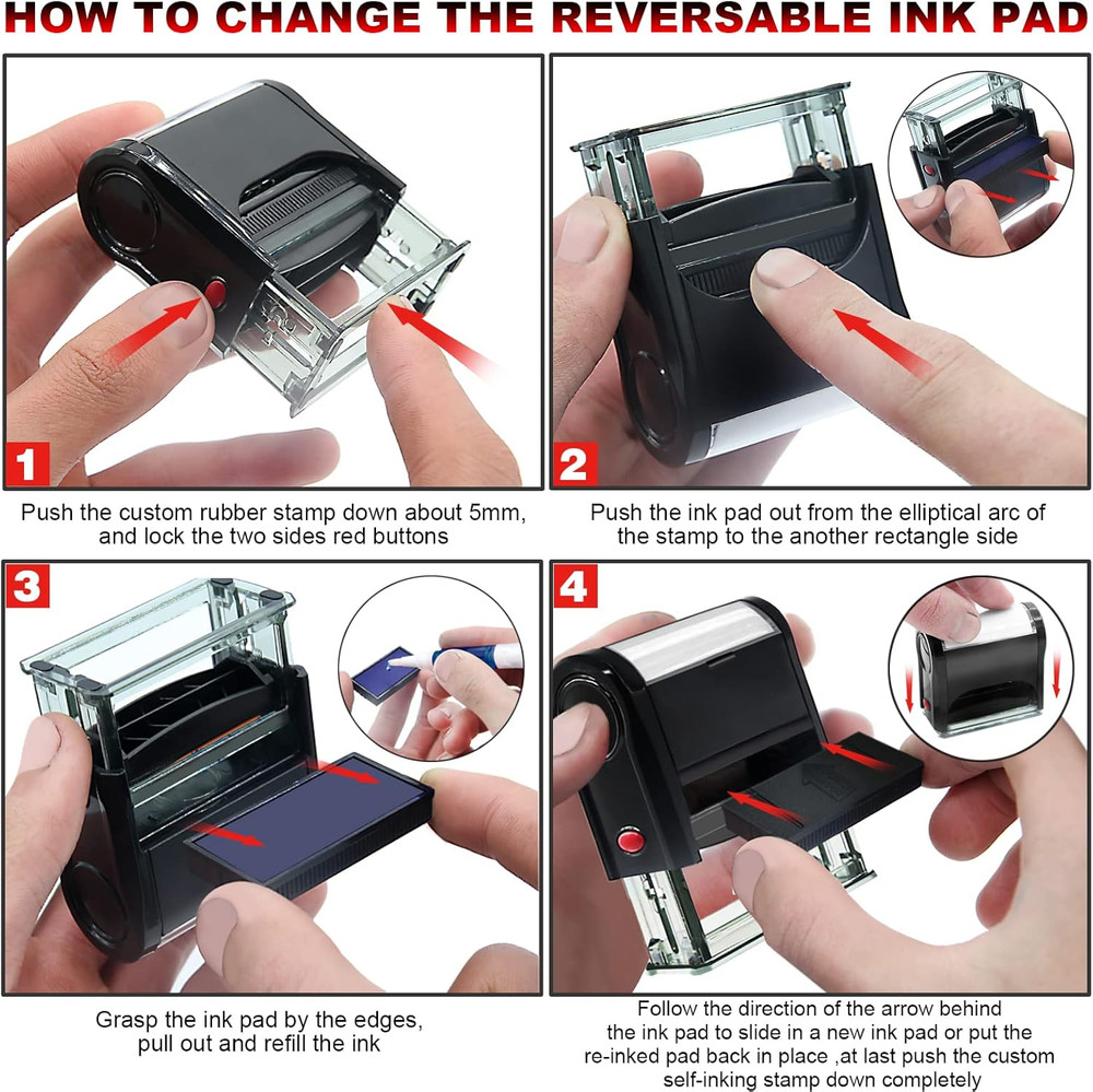 Return to Sender Stamps Office Self Inking Deceased