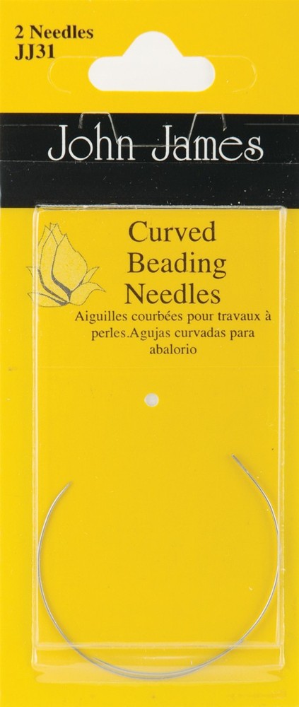 Colonial Needle JJ31 Curved Beading Needles-2/Pkg