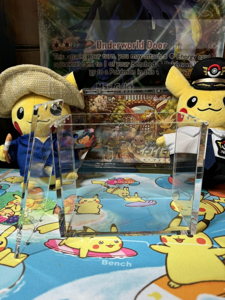Pokemon Booster Box Premium Acrylic Display Case Magnetic UV Protected Stackable