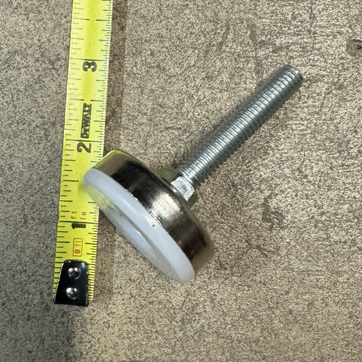 4 Leveling Foot Threaded stud Glide Feet 3/8-16 x 2" Leveler Adjustable mounts
