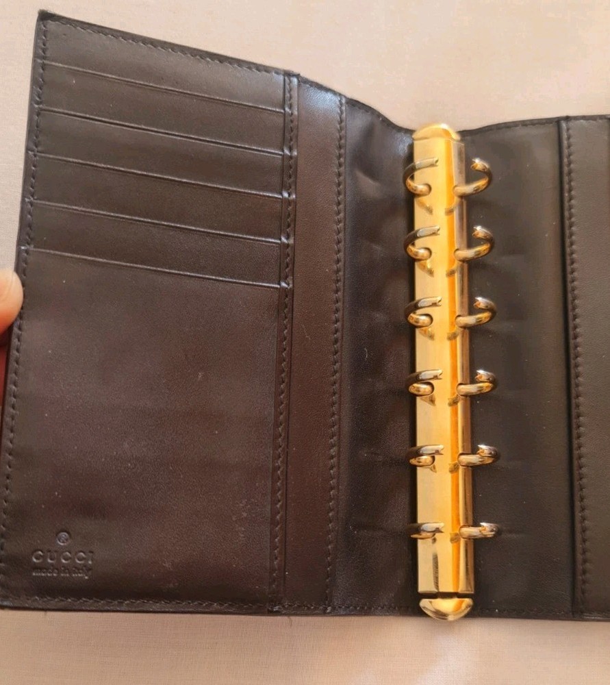 Authentic Gucci Snakeskin Leather Agenda