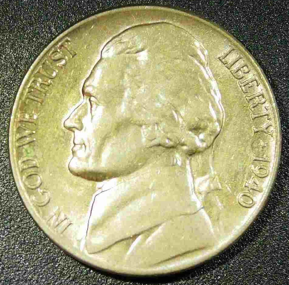 1940 UNCIRCULATED JERFFRSON NICKEL