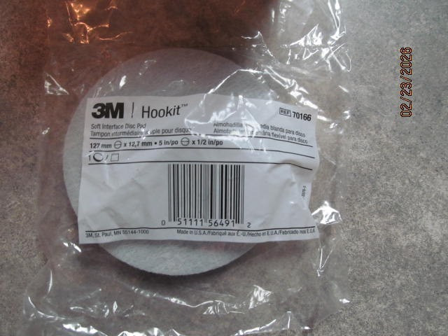 (2) 3M 70166 Disc Interface Pads, 5 In Diameter, Free shipping