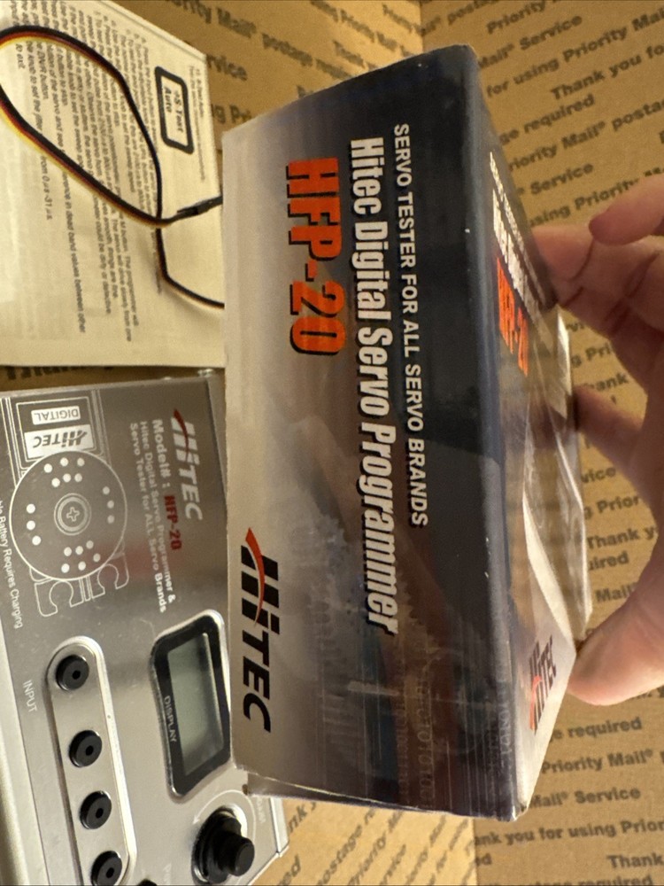 Untested Hitec Digital Servo Programmer HFP-20 in Original Box (Please Read)