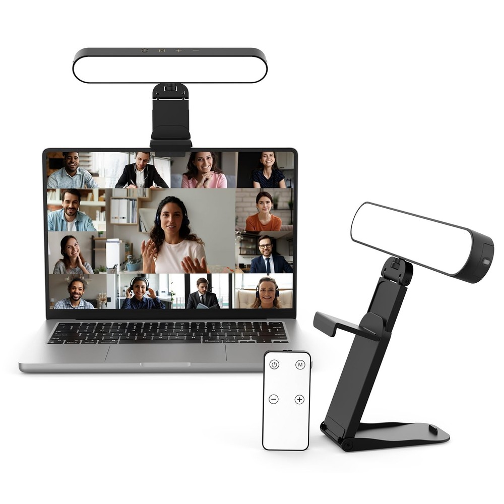 Takerers Video Conference Lighting, Webcam Light with Remote & Touch Control,...